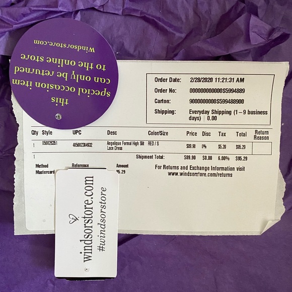 WINDSOR high slit dress - Picture 3 of 14